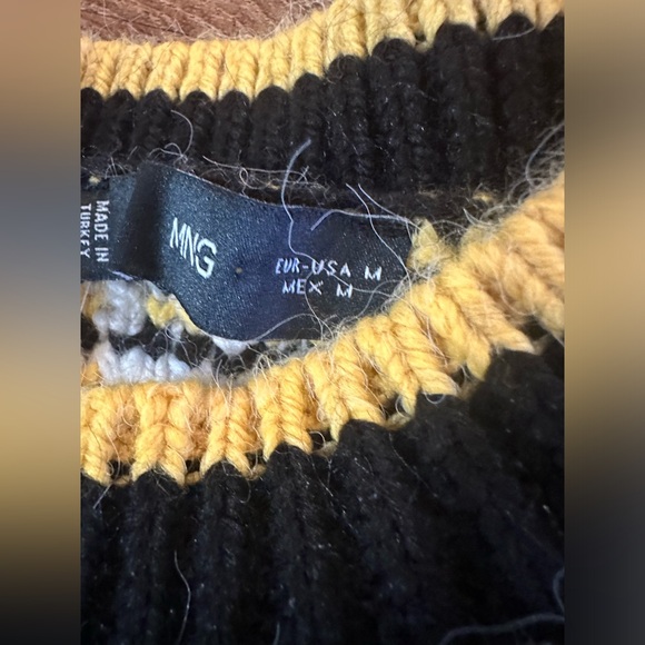 MANGO Reverse-Knit Striped Sweater - Picture 5 of 6